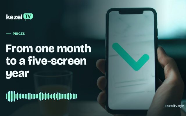 KezelTV cover: a hand holding a phone that shows a mint checkmark for a confirmed order